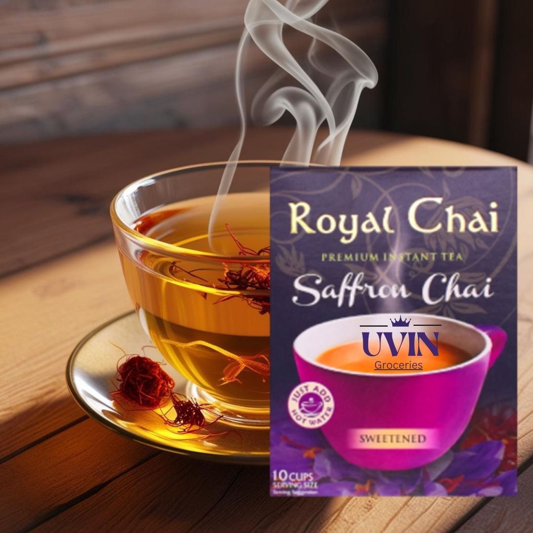 Royal Chai Instant Tea Saffron Chai Sweetened 220g