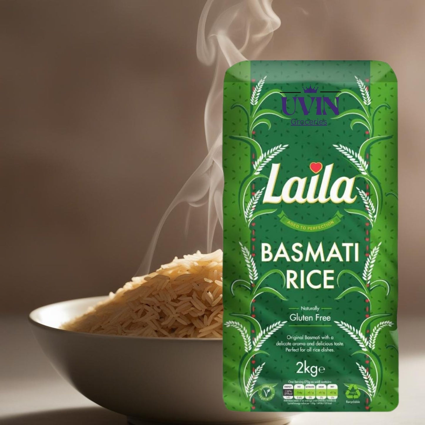 Laila basmati rice 2Kg