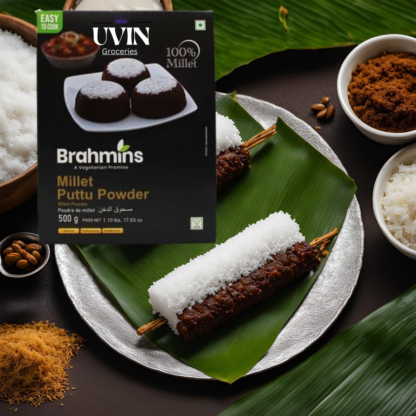 Brahmins Millet Puttu Powder 500g