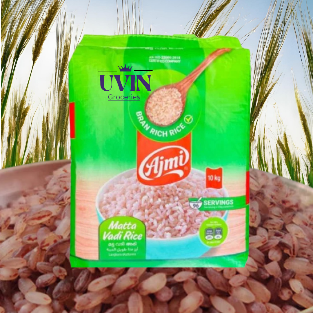Ajmi Matta Rice 10 kg – Uvin Groceries